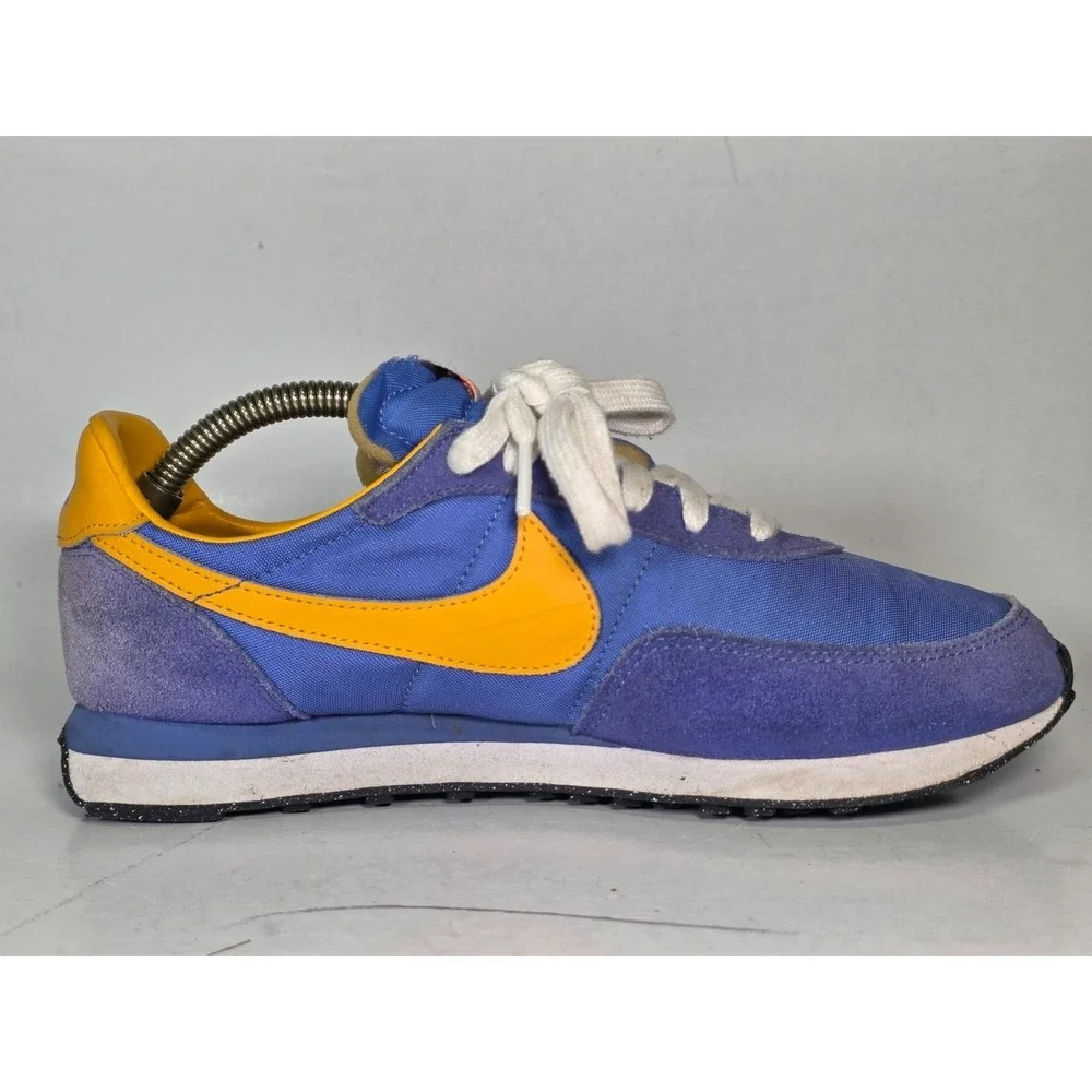 Nike Waffle Trainer 2 Youth Sneakers Size 6 Y EU 38.5‎ UK 5.5 Blue Yellow Shoes